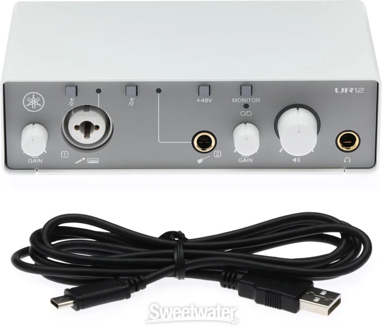 Yamaha UR12-MK3 USB-C Audio Interface - White