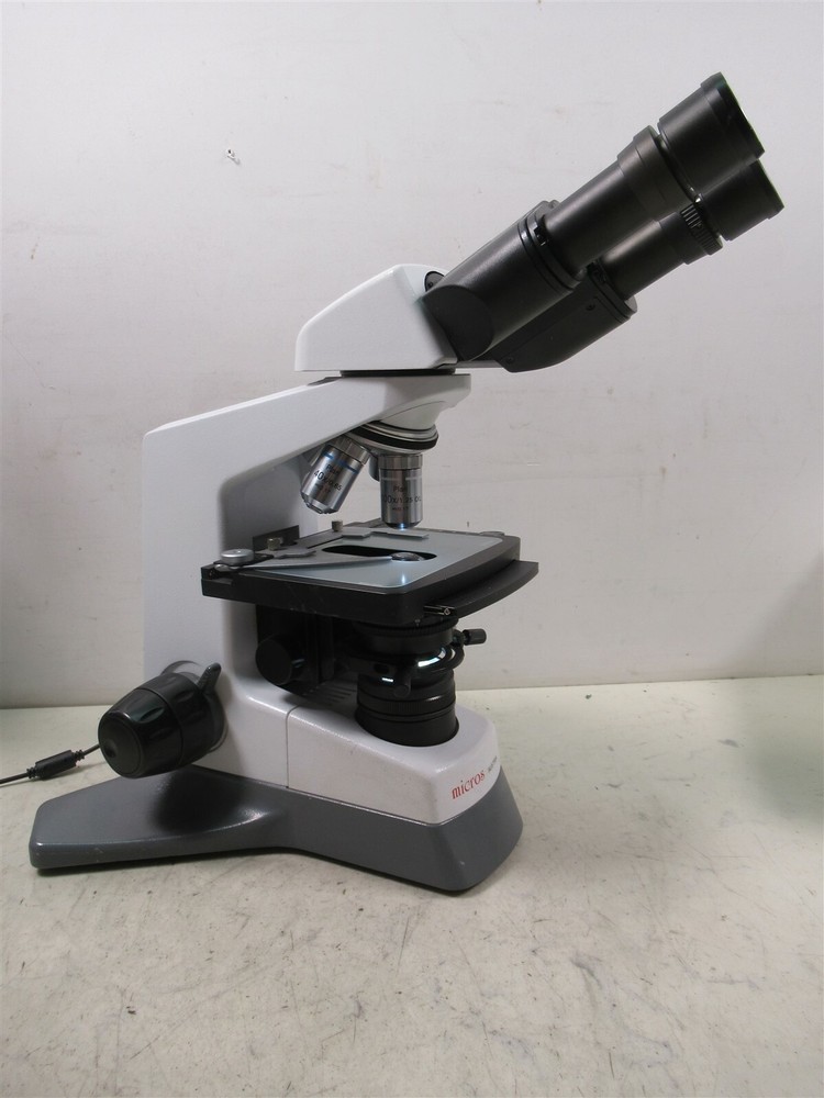 Micros Austria MCX100LED Daffodil Microscope Binocular 3 Objectives & Eyepieces