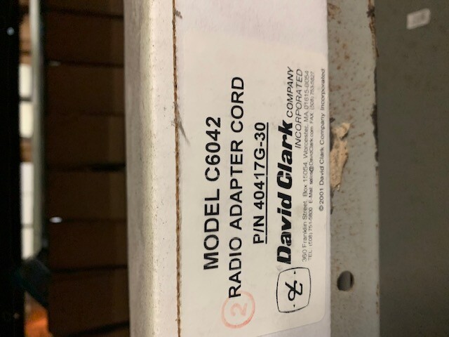 C6042/40417G-30  DAVID CLARK