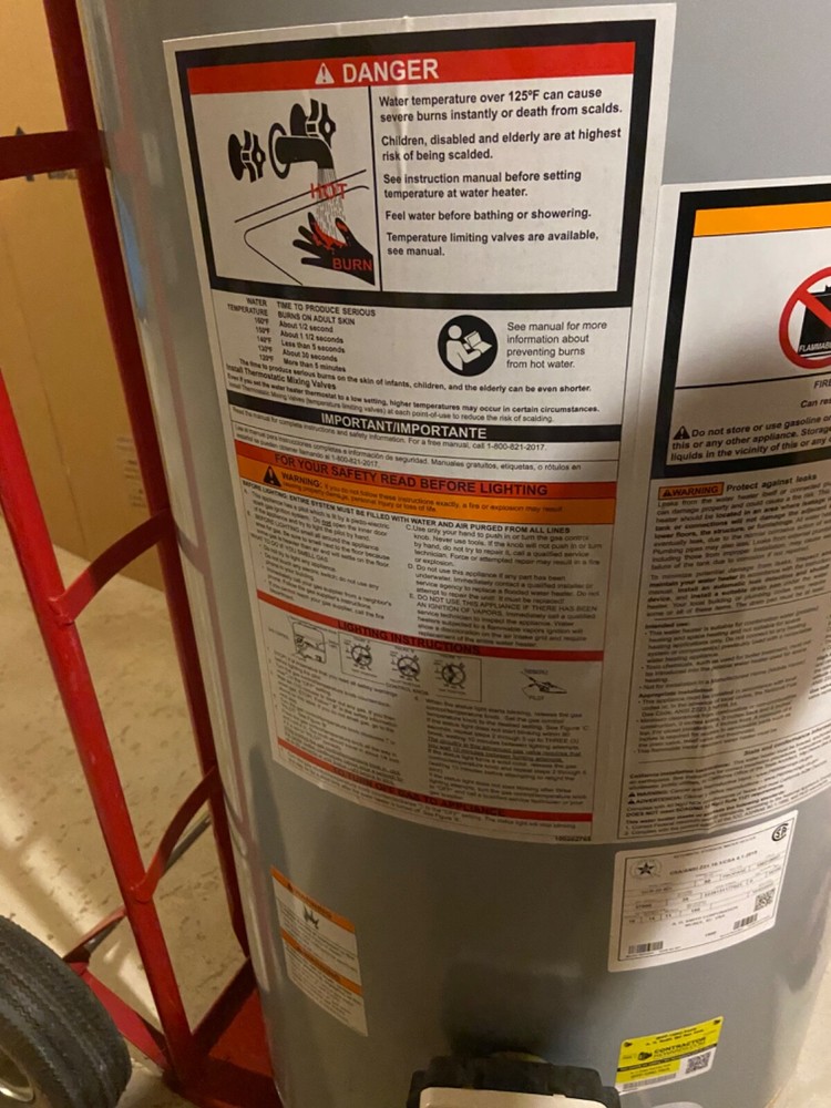 OA SMITH hot water heater