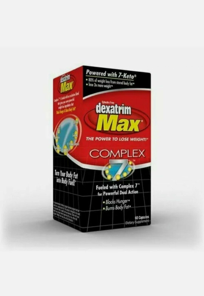 Dexatrim Max Complex 7 Dietary Supplement, 60 Capsules