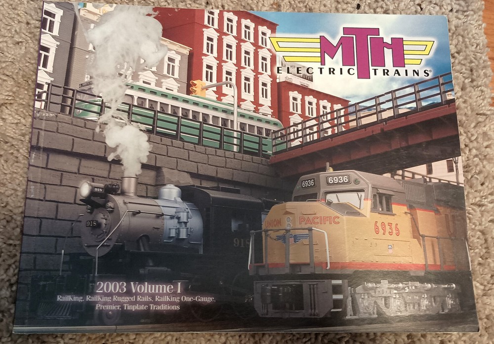 TWO!! MTH ELECTRIC TRAINS CATALOGS - 2002 & 2003--Beautiful!!