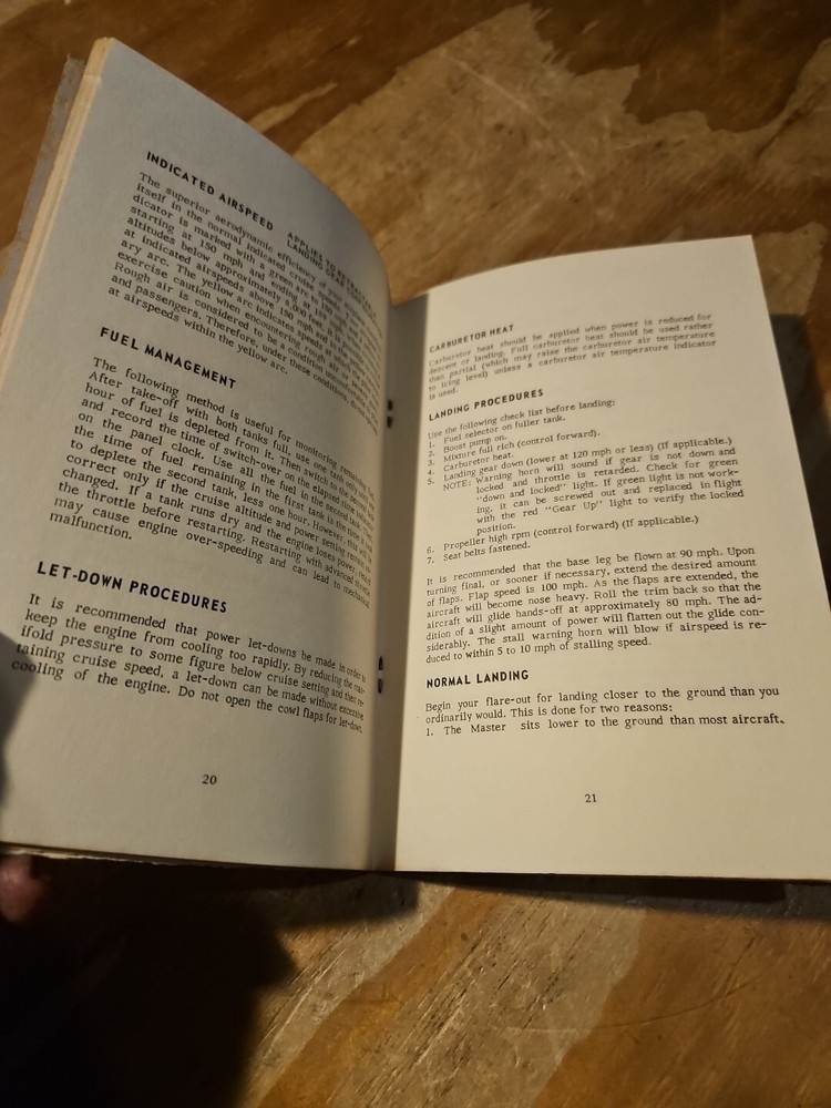1965 Mooney Master Model M20D Owners Manual