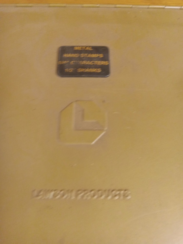 LAWSON METAL HAND STAMPS