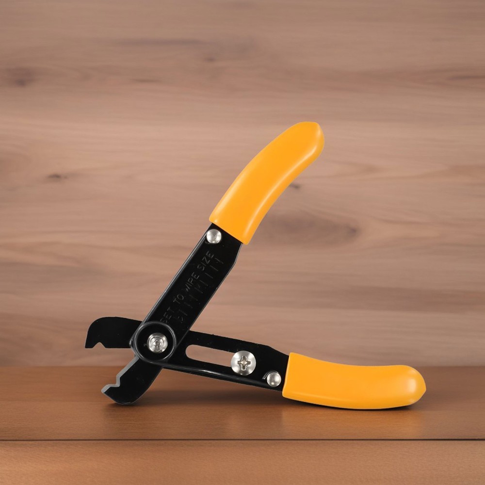 Electrical Wire Cable Cutting Single Hole Wire Stripper Flush Pliers Adjustable