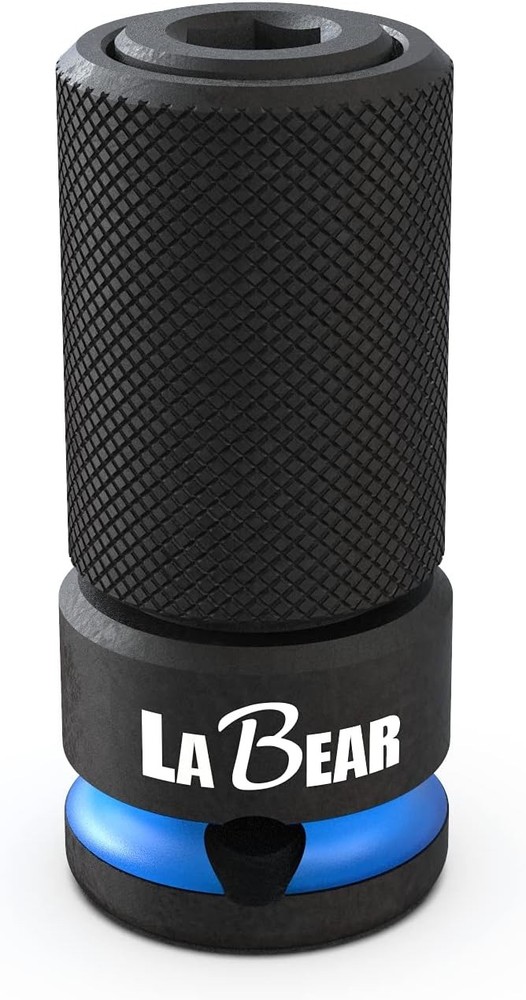 3/8" to 1/4" Hex Impact Adapter with Quick Release & Adjustable Screw, Cr-Mo ...