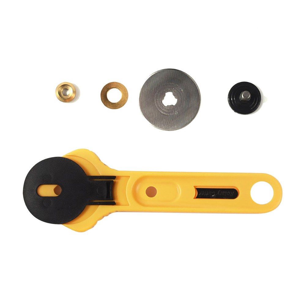 Portable Diameter 28MM 45MM Paper Leather Cloth Solid Wheeled Cutting Tools
