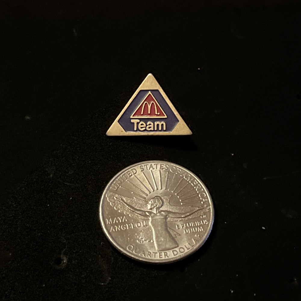 McDonald’s Team Triangle Employee Lapel Hat Pin