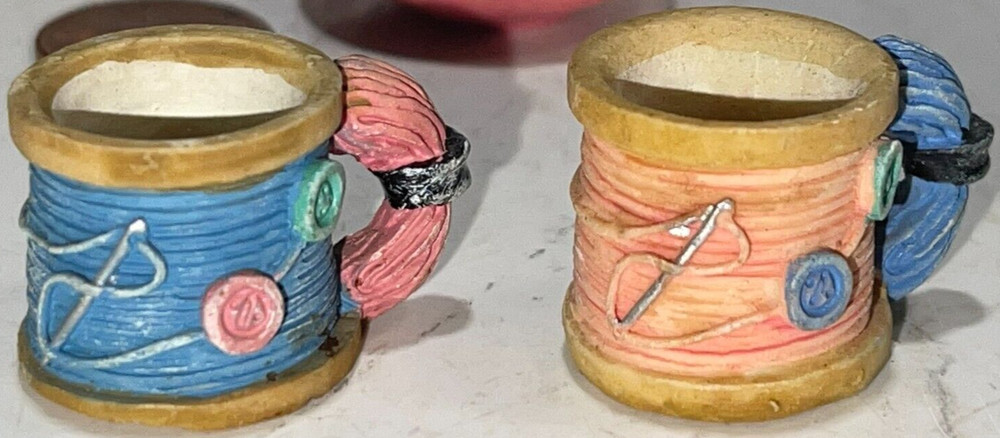 Vintage CAT TEA SET Resin