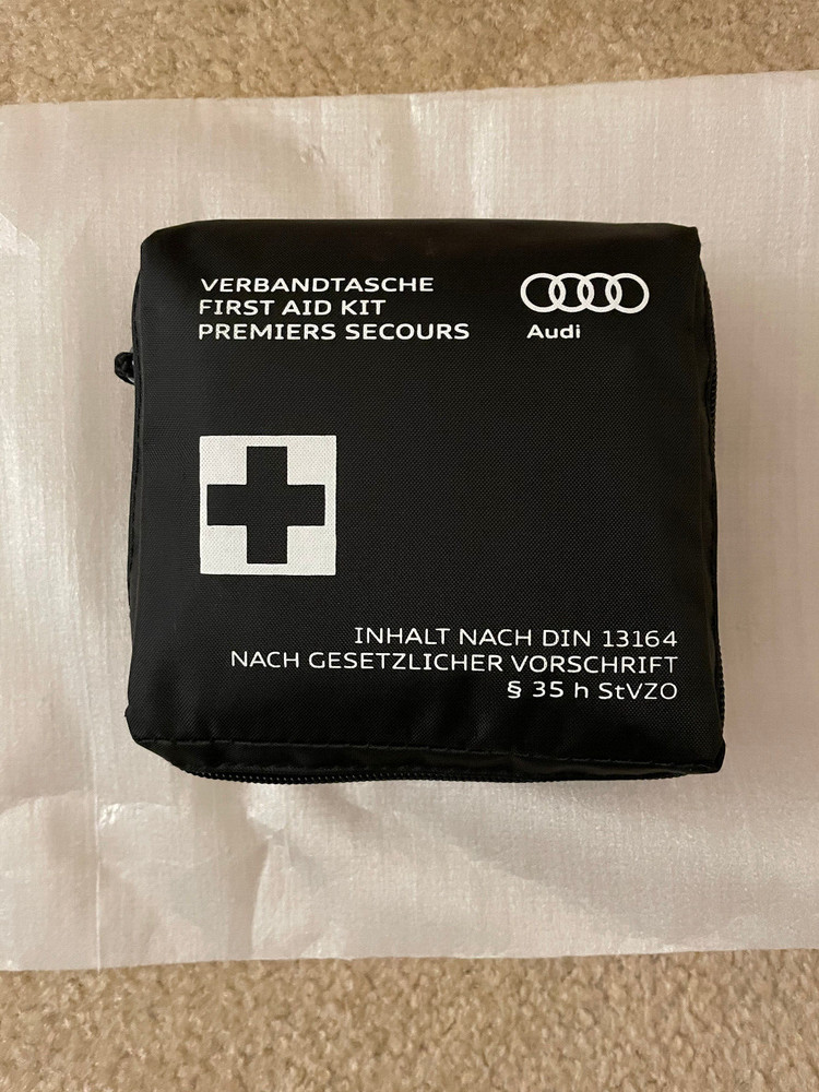 First Aid Kit Pouch Black For Audi A8 A7 A6 A4 etc.