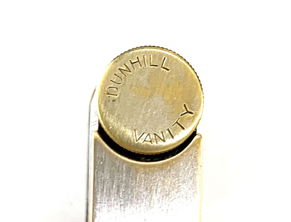 VINTAGE ALFRED DUNHILL VANITY SILVER PLATE COMPACT