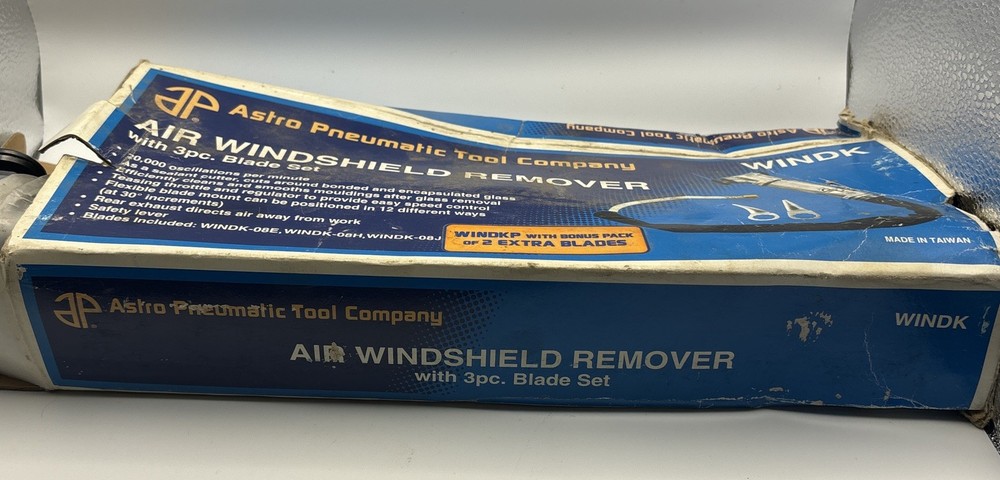 Air Windshield Remover ASTRO PNEUMATIC TOOL CO. No Blades