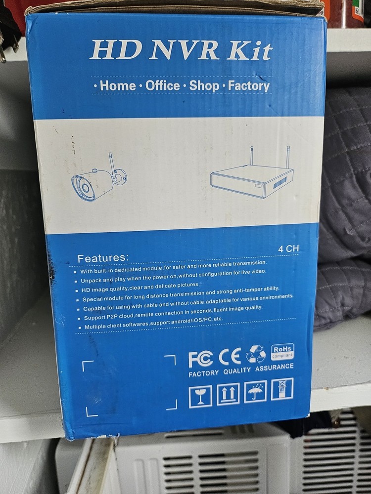 Wireless HD NVR Kit Security Camera System-