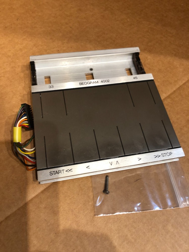 B&O 4002 turntable parting: Control Panel