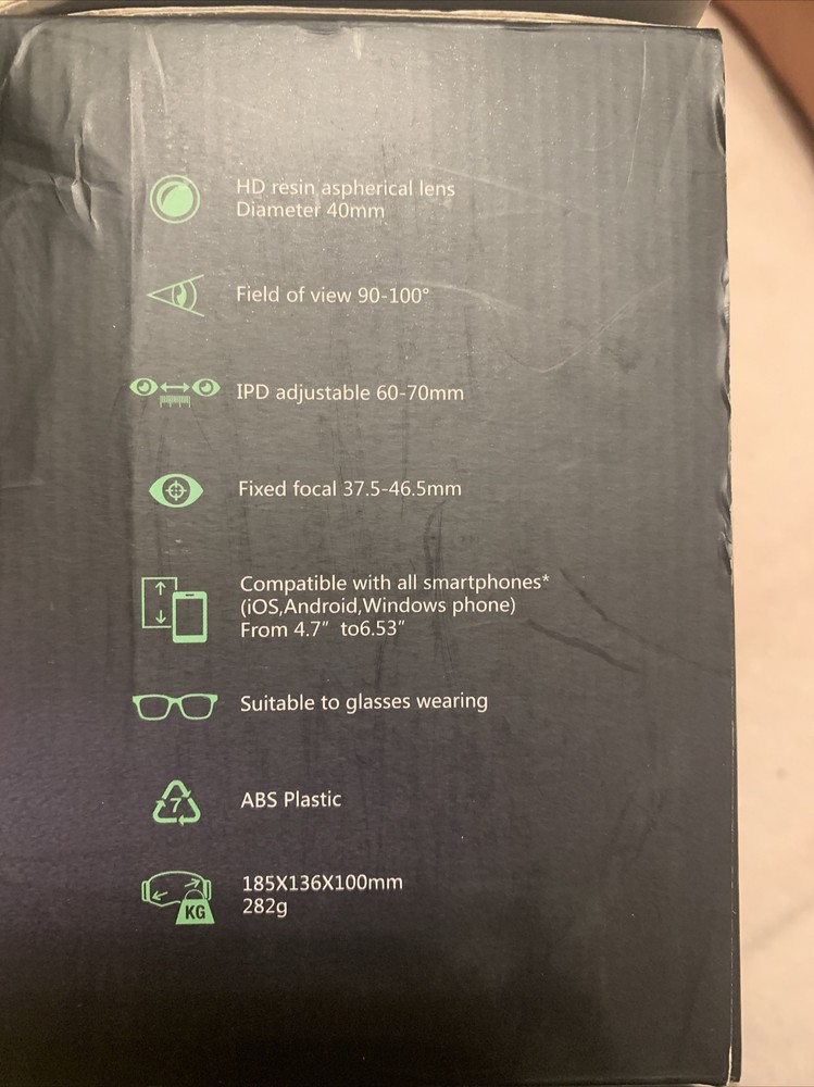 virtual reality glasses