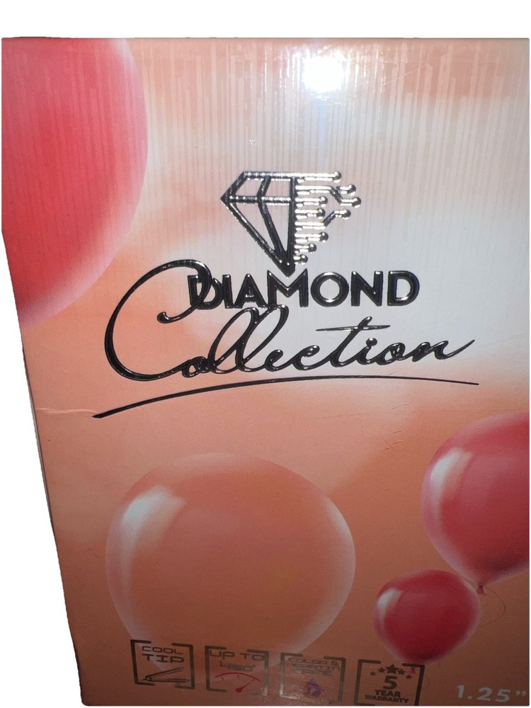 Royale Diamond Ceramic Flat Iron 1.25 Pure Ceramic Plates