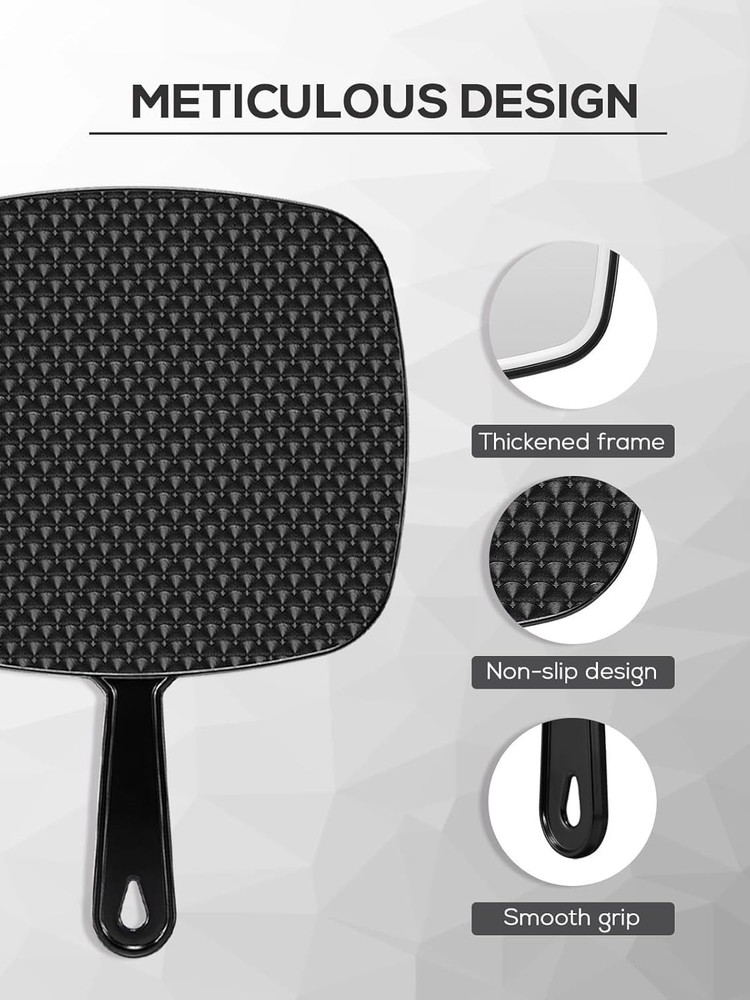 Hand Held Mirror for Makeup Large Hand Mirror Salon Handheld Mirror