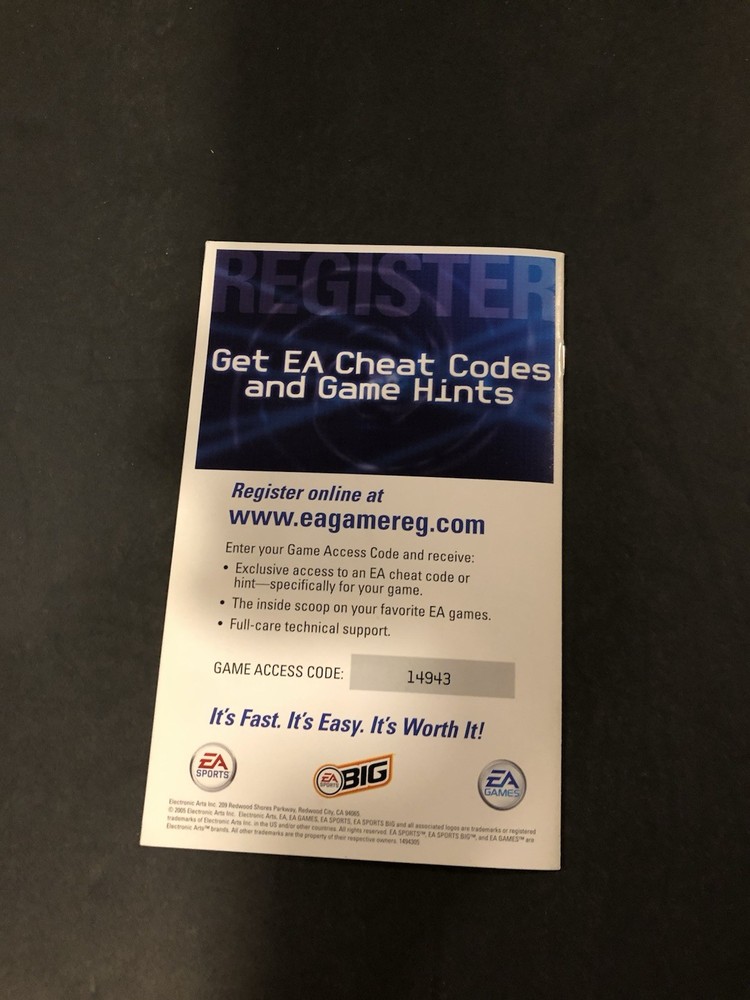 Nascar 06 ps2 Manual Only