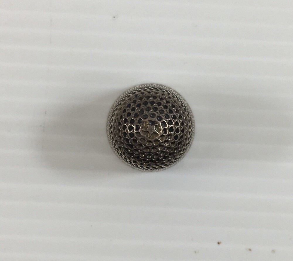 Antique Charles Horner Solid Silver Thimble Size 11 4.2g
