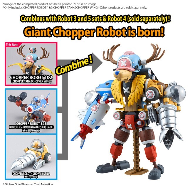 Chopper Robo 1&2 [Chopper Tank & Chopper Wing] (One Piece)