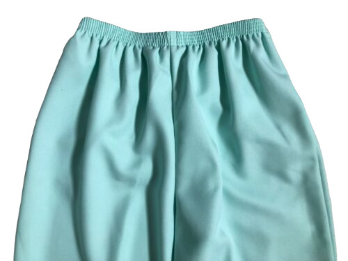 Alfred Dunner Pull On Pants Size 16 Light Green Straight Side Pockets Women's