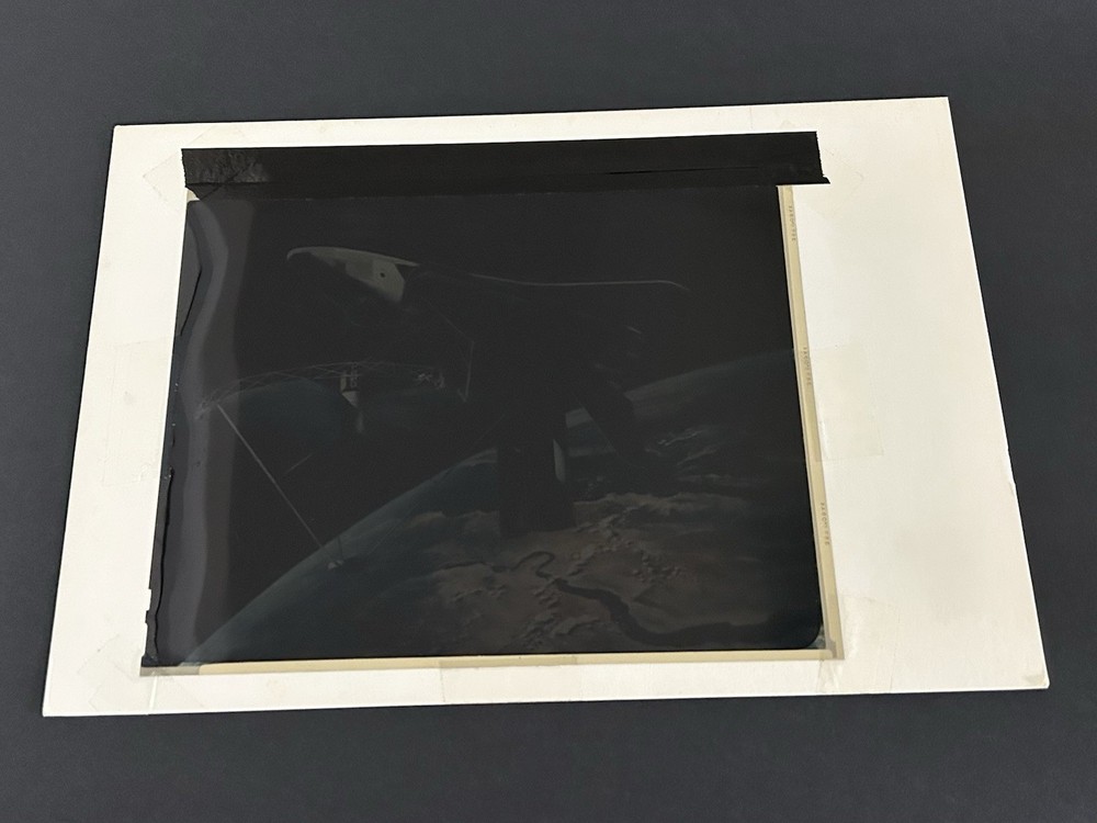 1981 NASA KSC Space Shuttle Orbiter Flight Antenna Presentation Transparency-618