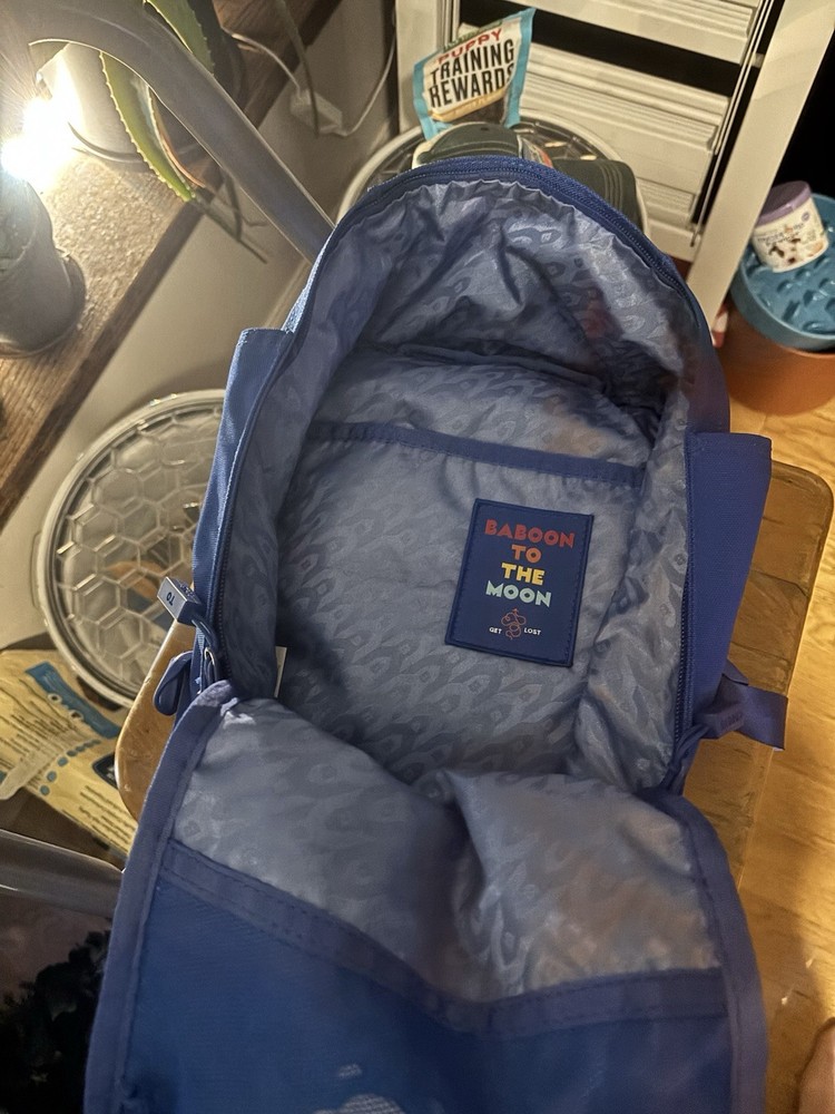 Baboon To The Moon Mini Backpack 8L, Blue Duolingo