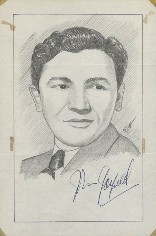 JOHN GARFIELD - ORIGINAL ART SIGNED CO-SIGNED BY: JOHN RAITT