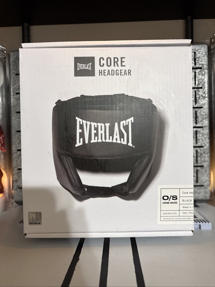 Everlast Core Training Headgear - Black Brand New