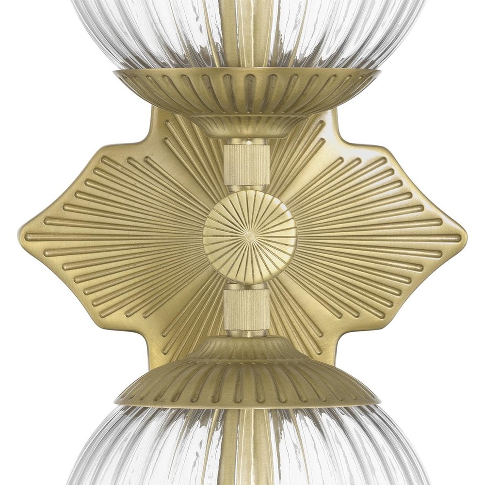 Crystorama ORY-1002-AG-CL Orly Bath Wall Light