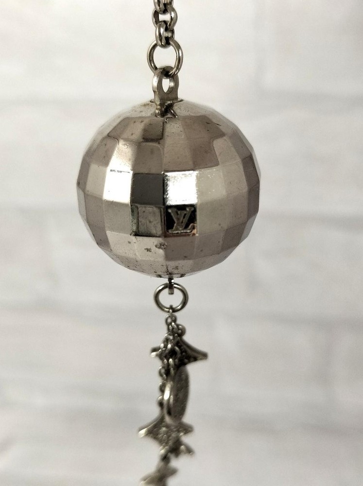 Louis Vuitton Portocre Glitter Keychain