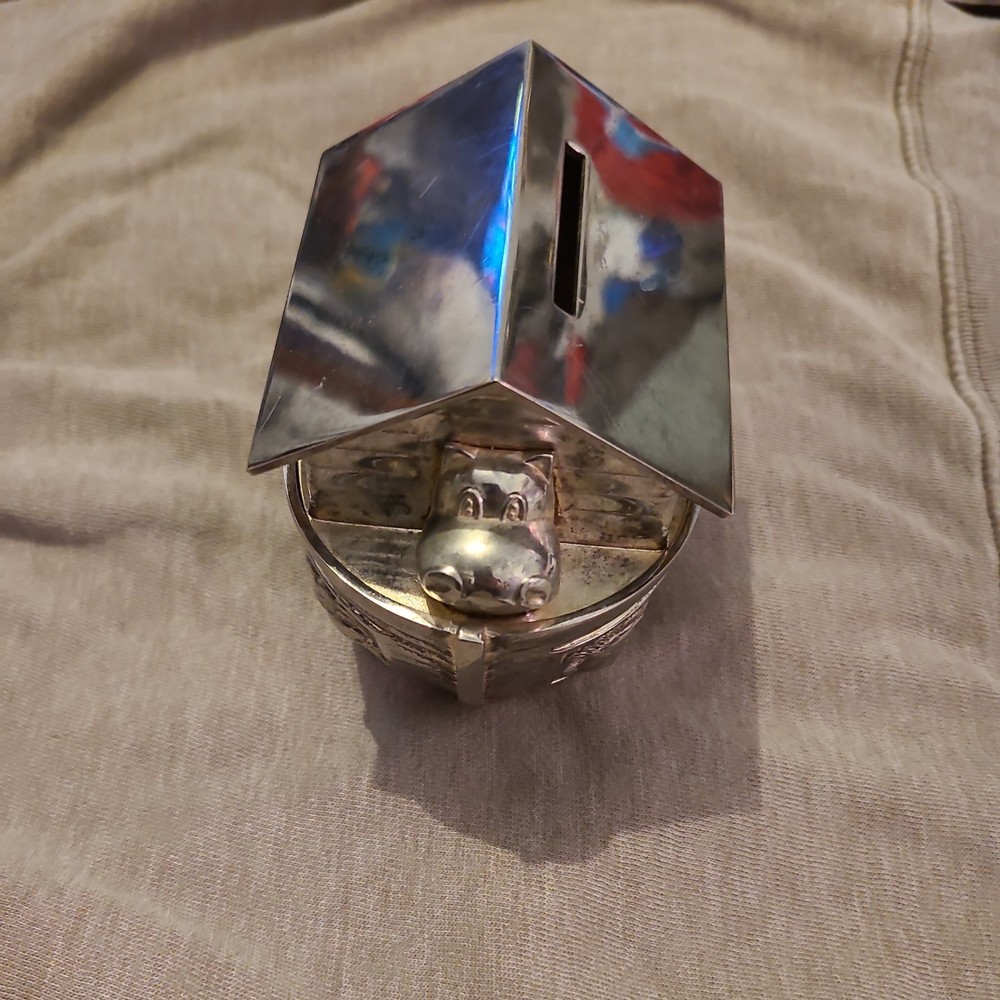 Noah’s ark silver plate bank- things remembered