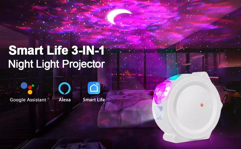 Wifi Enabled Galaxy Starry Night Light Projector** Free shipping**
