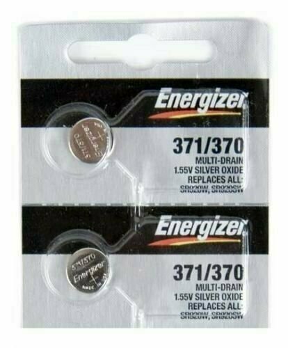 371 Energizer Silver Oxide Watch / Electronic Battery 4 Pcs