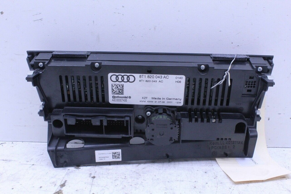 2009-2010 Audi A4 A5 S4 S5 Climate Temperature Control Panel OEM