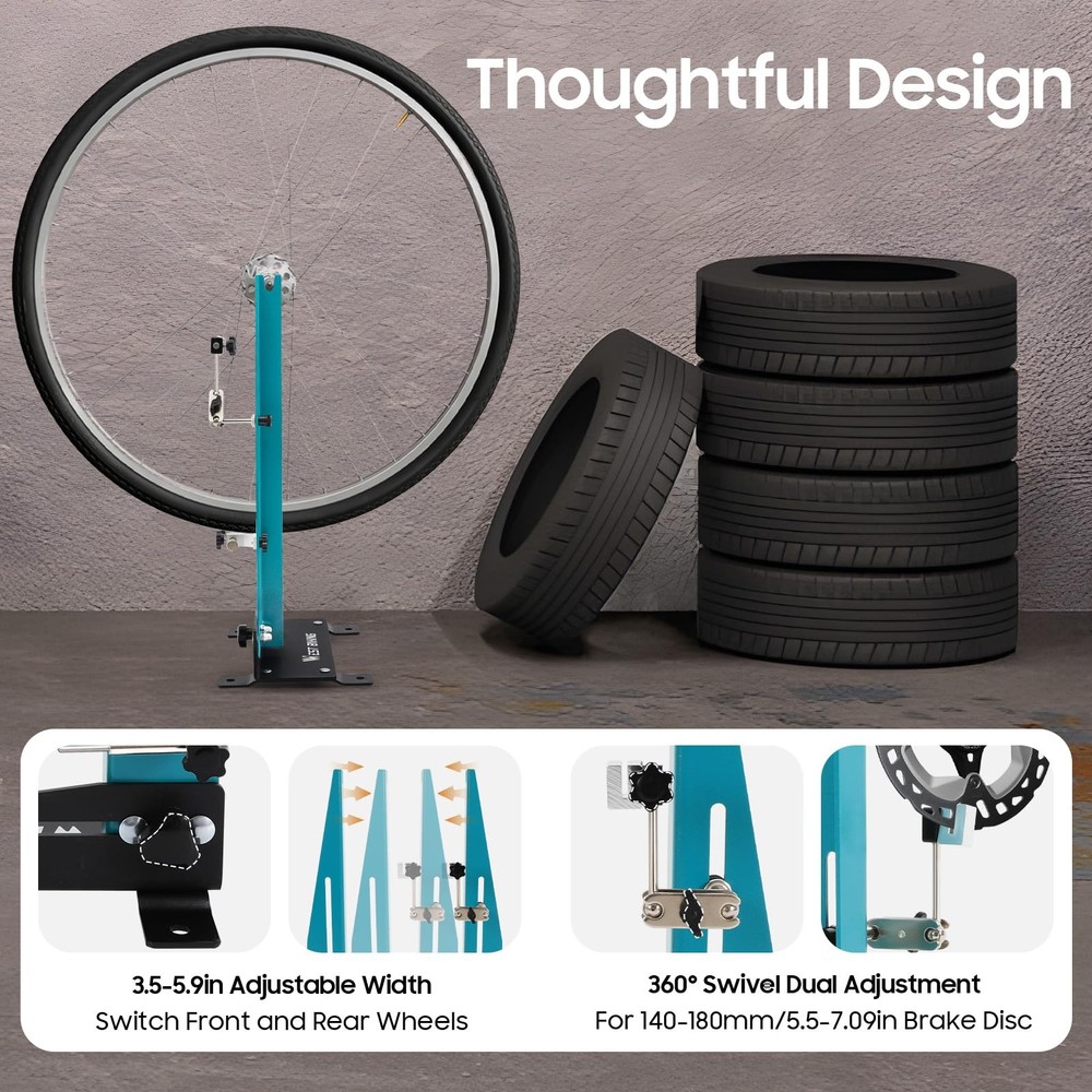 Bicycle Wheel Truing Stand Removable Multi-function Wheel Alignment Tool Road
