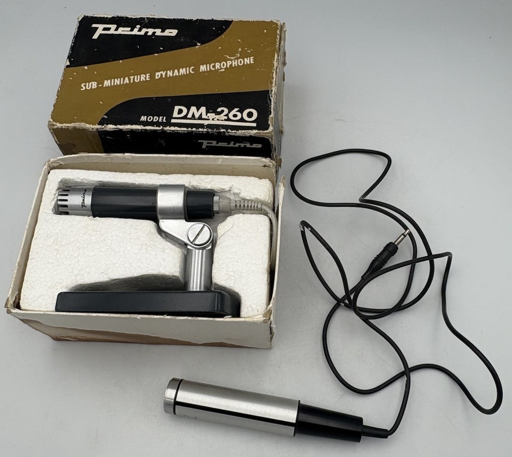 Primo DM-260 & Crown Dynamic Microphones ~UNTESTED~