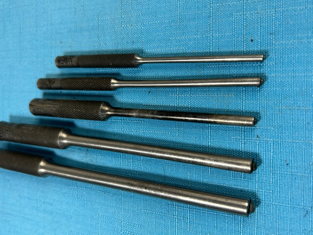 Vintage Mayhew 5 Pc Pilot Punch Set