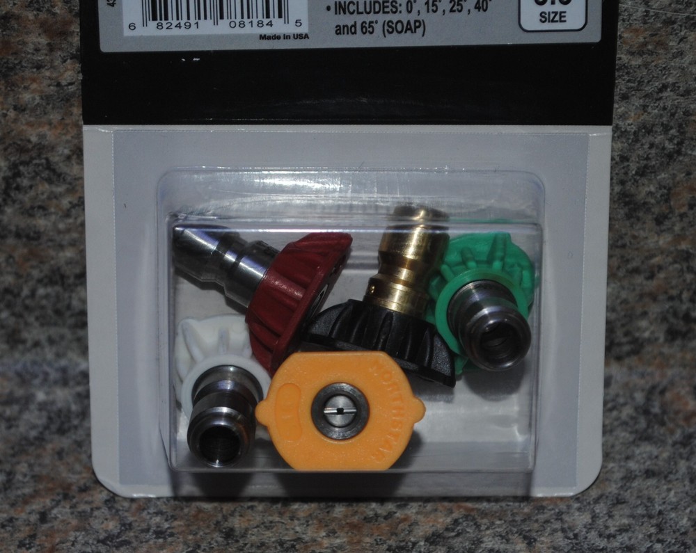 North Star 43200 1/4" Stainless Steel Quick Connect Nozzle 5-Pack