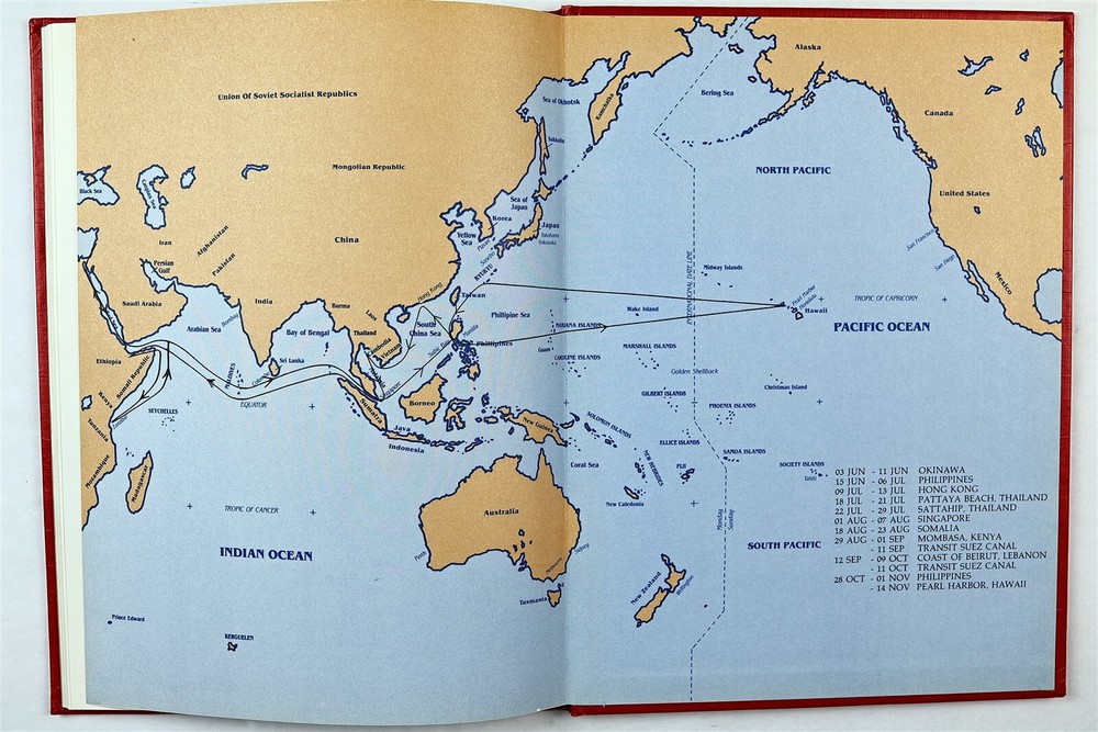 BLT 3/3 1983 Mediterranean Western Pacific Deployment Cruise Book