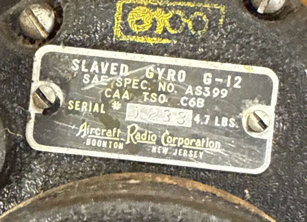 Airplane Slaved Gyro Type C-12