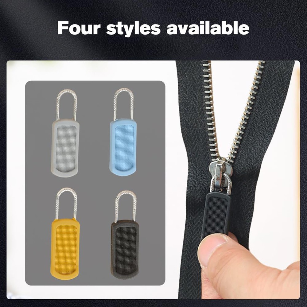 Pants Zipper Pull Replacement 20X Pants Zipper Repair Kit No Tools present