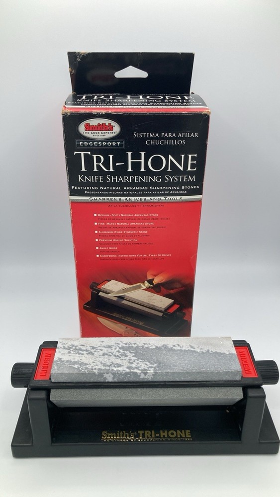 Smith's Vintage Tri-hone Three Stone Sharpening System