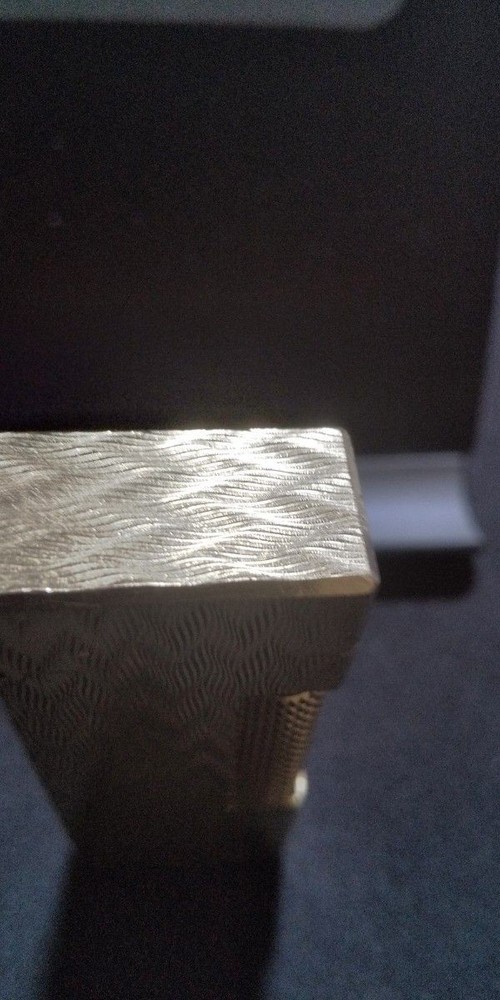 Dunhill Lighter Gold Mesh Case Collectible Used