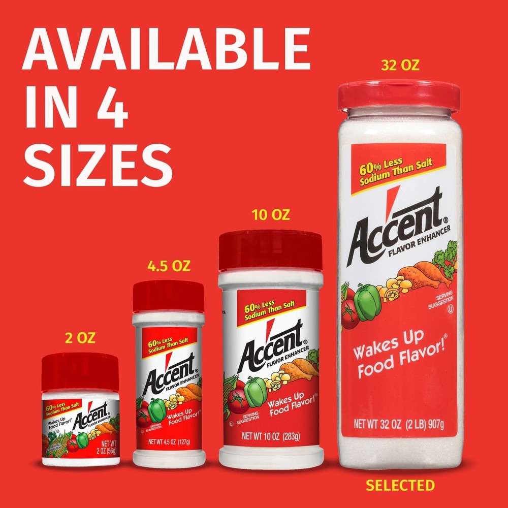 Ac'cent Flavor Enhancer MSG, Kosher, 32 oz