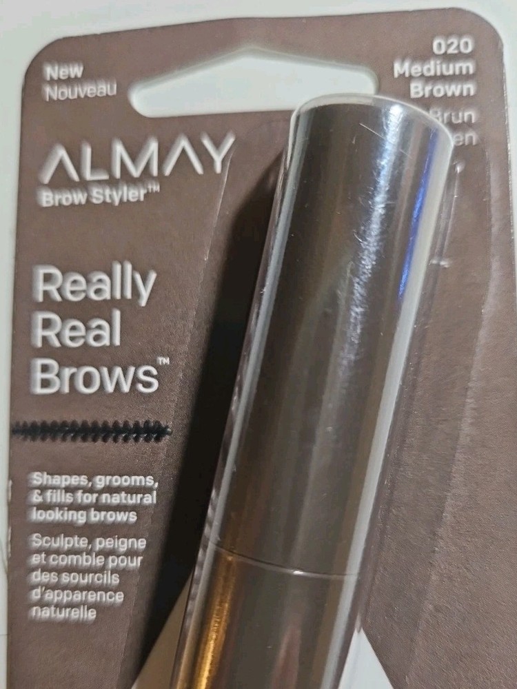 Almay Really Real Brows Medium Brown #020 New In Package