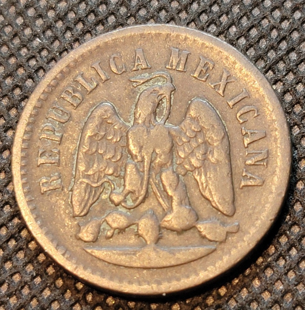 1890 MEXICO UN CENTAVO L1949