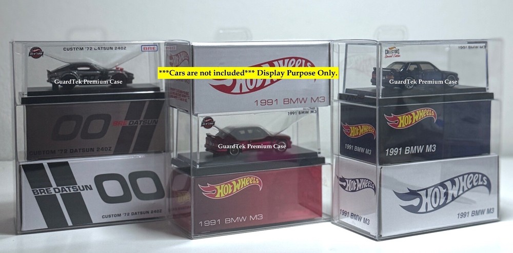 Guardtek Display Protector Case for Hot Wheels RLC Acrylic Box (5 pcs)