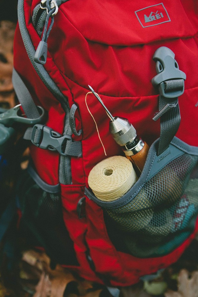 Coarse Polyester Thread,Brown,Tan