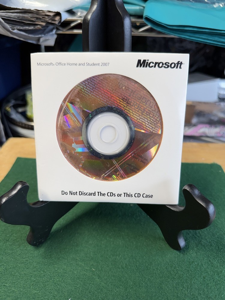 Microsoft Office Home and Student 2007 CD-ROM Software - New Other
